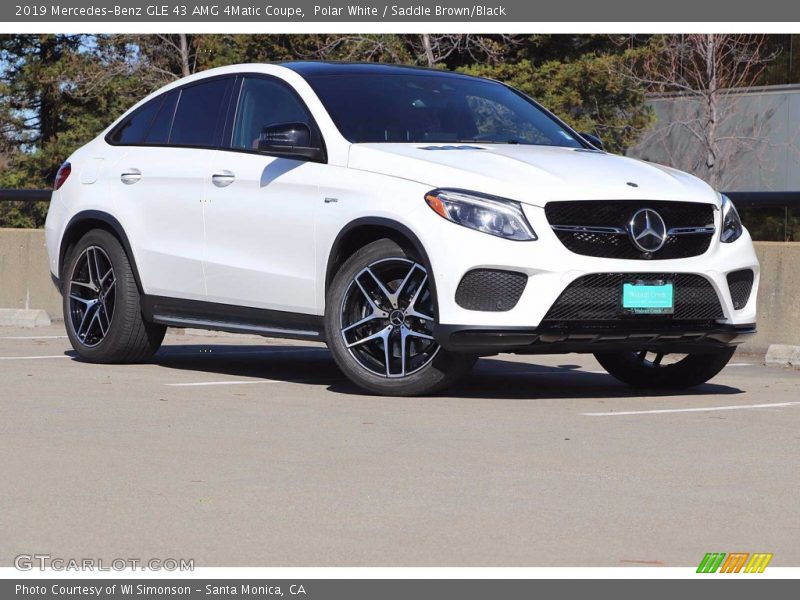 Polar White / Saddle Brown/Black 2019 Mercedes-Benz GLE 43 AMG 4Matic Coupe