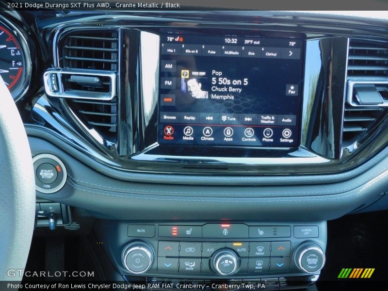 Granite Metallic / Black 2021 Dodge Durango SXT Plus AWD