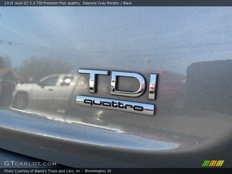 Daytona Gray Metallic / Black 2015 Audi Q7 3.0 TDI Premium Plus quattro