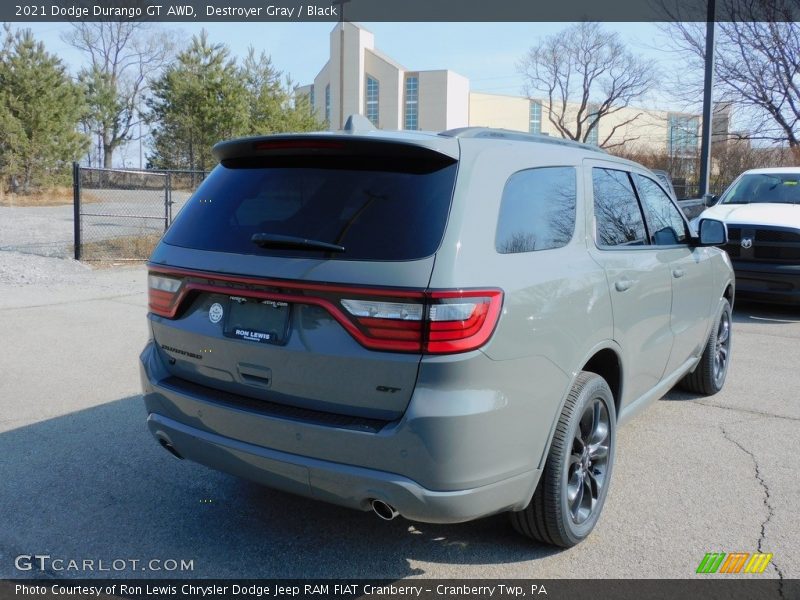Destroyer Gray / Black 2021 Dodge Durango GT AWD