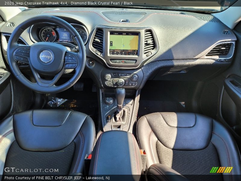 Diamond Black Crystal Pearl / Black 2020 Jeep Cherokee Trailhawk 4x4