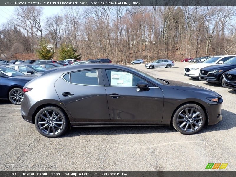  2021 Mazda3 Preferred Hatchback AWD Machine Gray Metallic