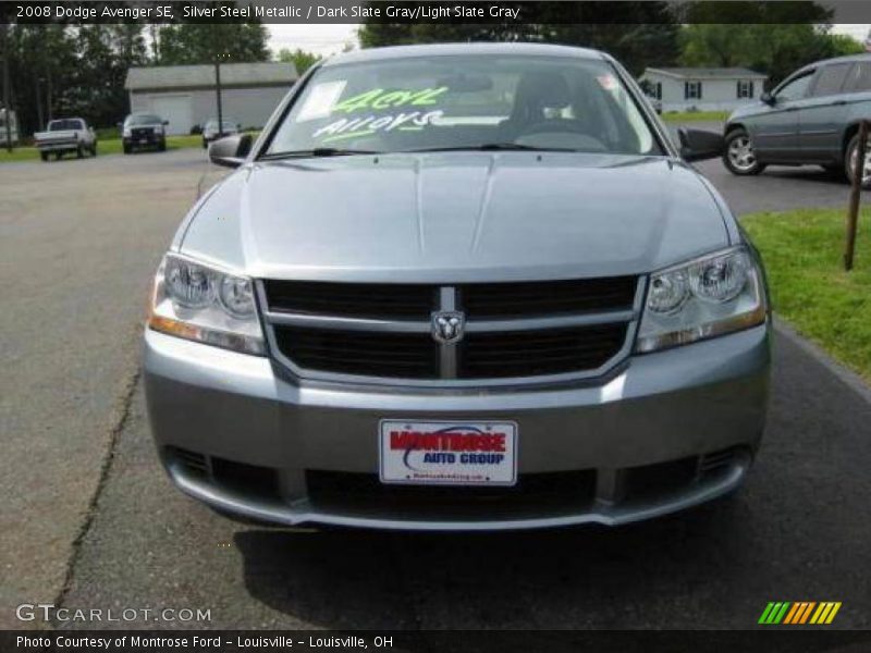 Silver Steel Metallic / Dark Slate Gray/Light Slate Gray 2008 Dodge Avenger SE