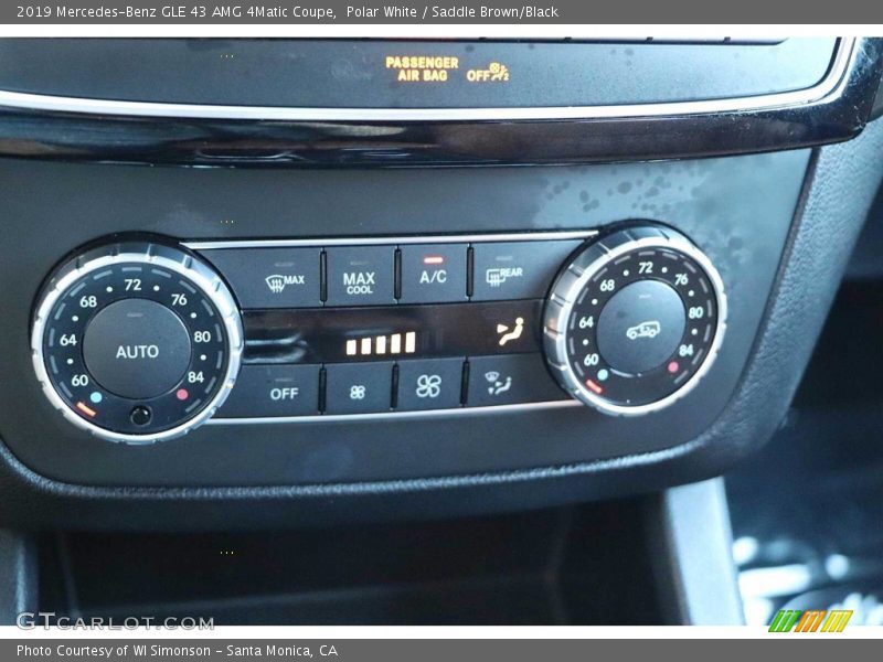 Polar White / Saddle Brown/Black 2019 Mercedes-Benz GLE 43 AMG 4Matic Coupe