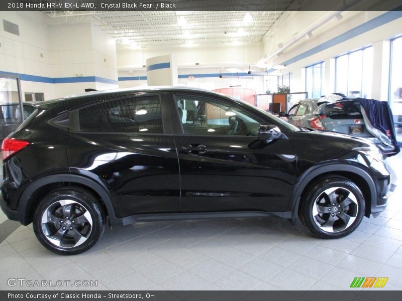 Crystal Black Pearl / Black 2018 Honda HR-V EX-L AWD