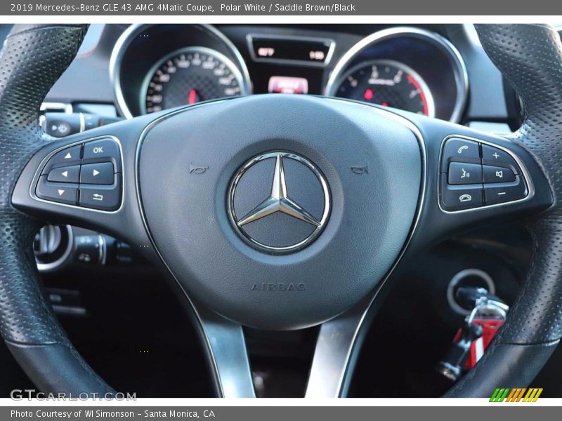Polar White / Saddle Brown/Black 2019 Mercedes-Benz GLE 43 AMG 4Matic Coupe