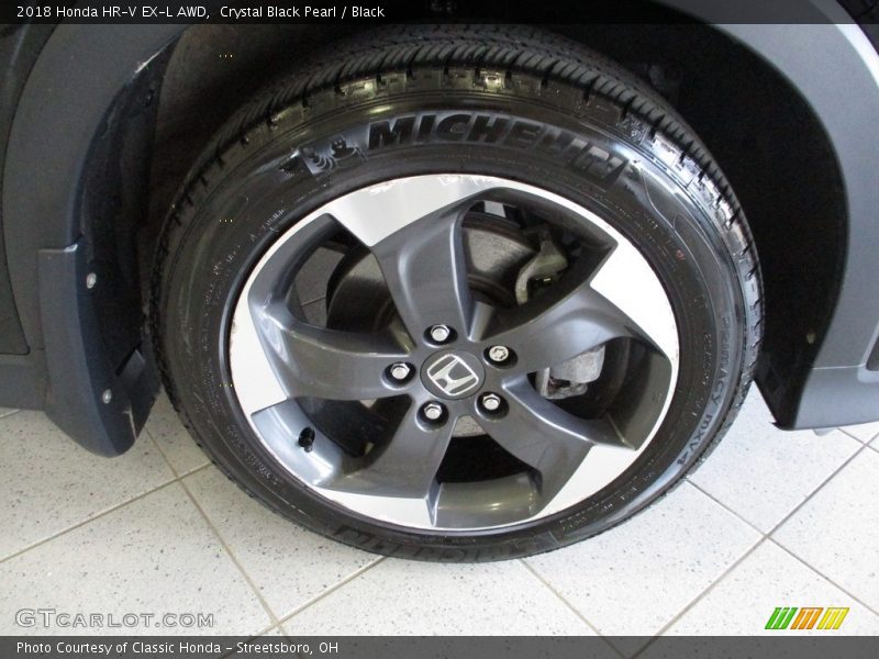 Crystal Black Pearl / Black 2018 Honda HR-V EX-L AWD