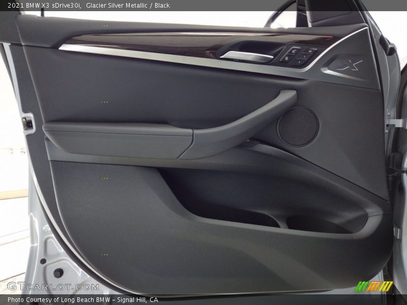 Glacier Silver Metallic / Black 2021 BMW X3 sDrive30i