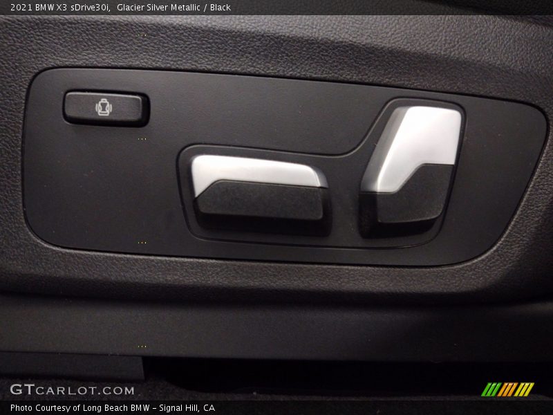 Glacier Silver Metallic / Black 2021 BMW X3 sDrive30i
