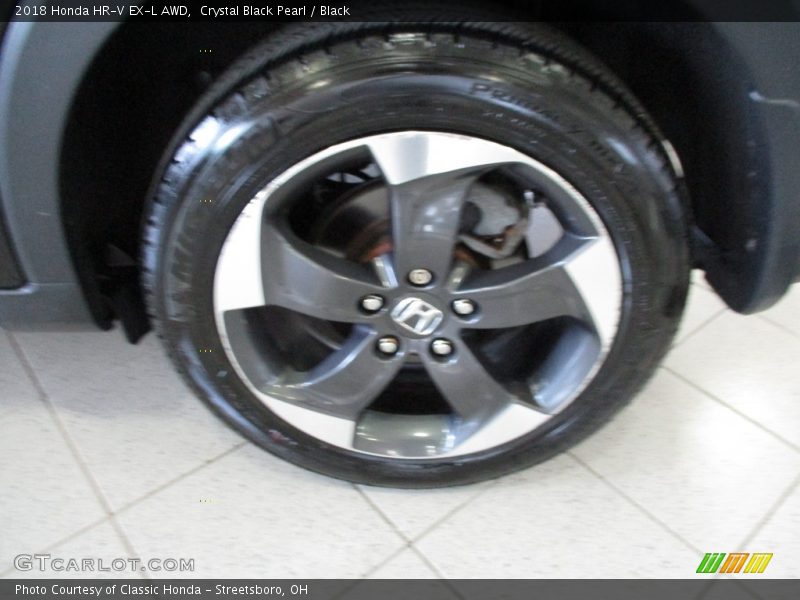 Crystal Black Pearl / Black 2018 Honda HR-V EX-L AWD