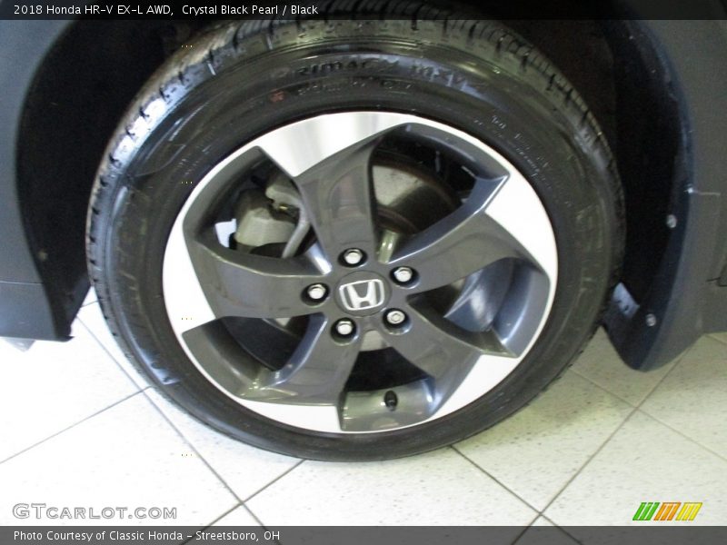 Crystal Black Pearl / Black 2018 Honda HR-V EX-L AWD