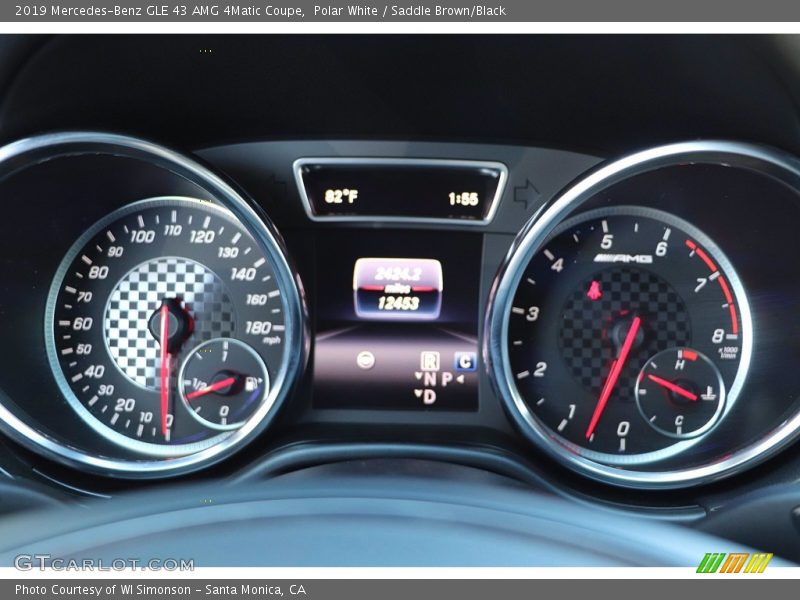 Polar White / Saddle Brown/Black 2019 Mercedes-Benz GLE 43 AMG 4Matic Coupe