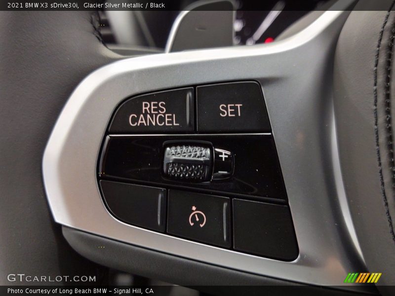 Glacier Silver Metallic / Black 2021 BMW X3 sDrive30i