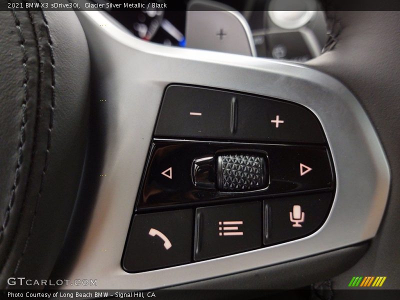 Glacier Silver Metallic / Black 2021 BMW X3 sDrive30i