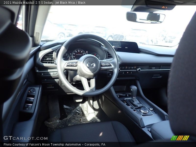 Jet Black Mica / Black 2021 Mazda Mazda3 2.5 S Sedan