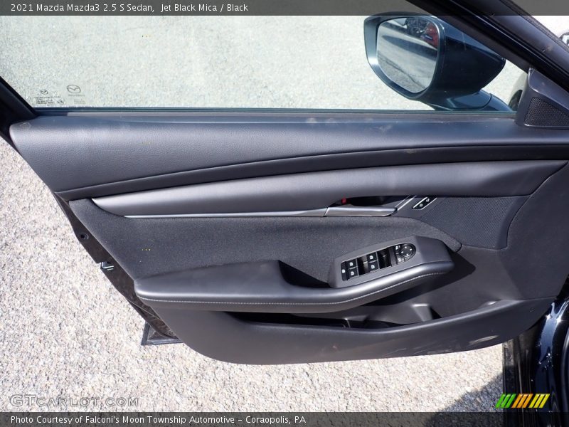 Jet Black Mica / Black 2021 Mazda Mazda3 2.5 S Sedan