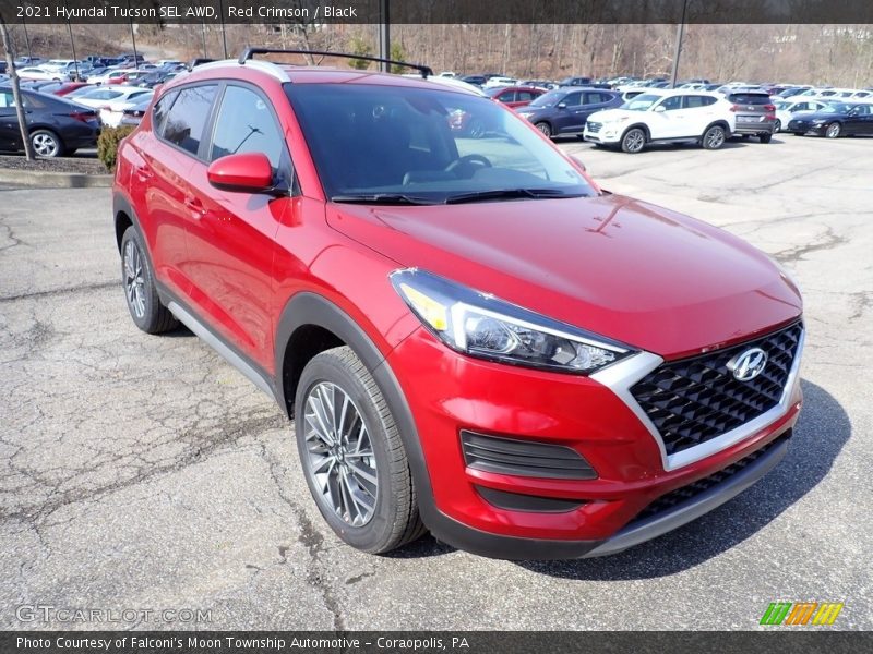 Red Crimson / Black 2021 Hyundai Tucson SEL AWD