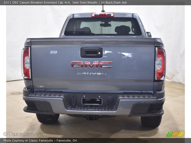 Satin Steel Metallic / Jet Black/Dark Ash 2021 GMC Canyon Elevation Extended Cab 4x4