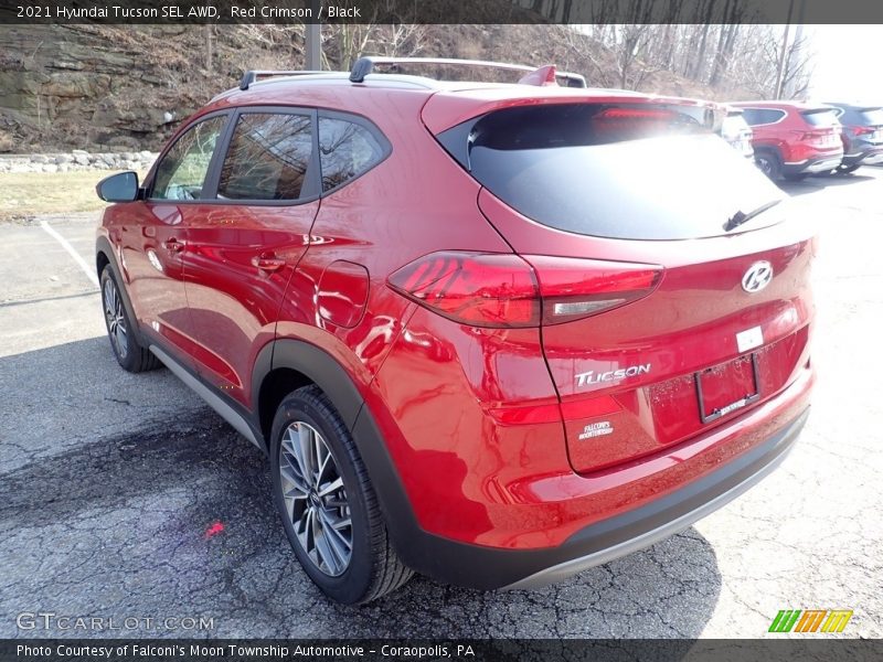 Red Crimson / Black 2021 Hyundai Tucson SEL AWD