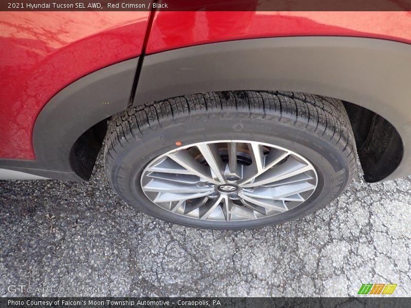 Red Crimson / Black 2021 Hyundai Tucson SEL AWD