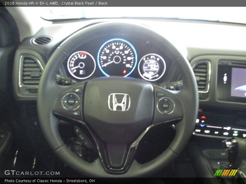 Crystal Black Pearl / Black 2018 Honda HR-V EX-L AWD