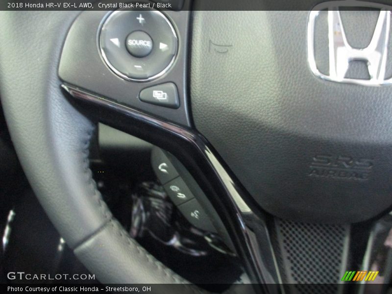 Crystal Black Pearl / Black 2018 Honda HR-V EX-L AWD