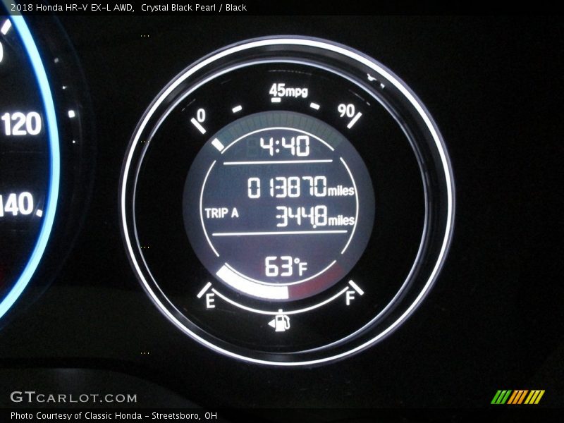 Crystal Black Pearl / Black 2018 Honda HR-V EX-L AWD