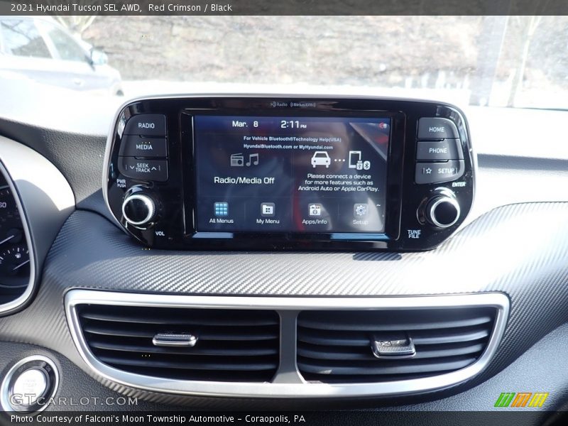 Red Crimson / Black 2021 Hyundai Tucson SEL AWD