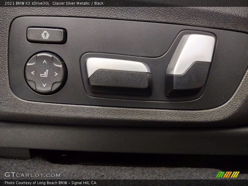 Glacier Silver Metallic / Black 2021 BMW X3 sDrive30i