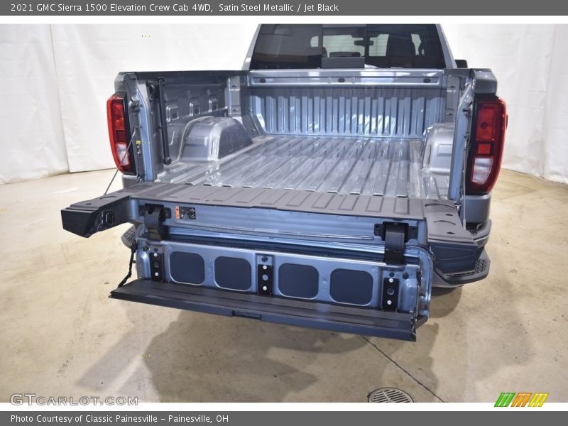 Satin Steel Metallic / Jet Black 2021 GMC Sierra 1500 Elevation Crew Cab 4WD