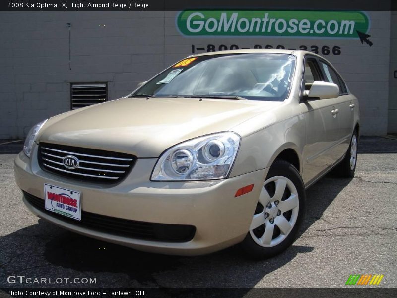 Light Almond Beige / Beige 2008 Kia Optima LX