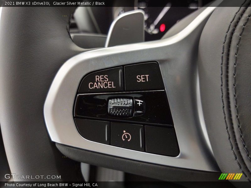 Glacier Silver Metallic / Black 2021 BMW X3 sDrive30i