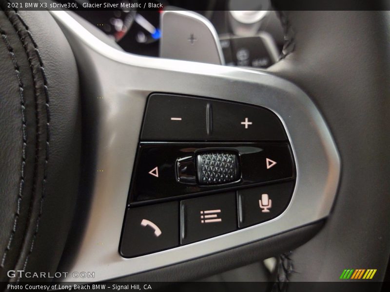 Glacier Silver Metallic / Black 2021 BMW X3 sDrive30i
