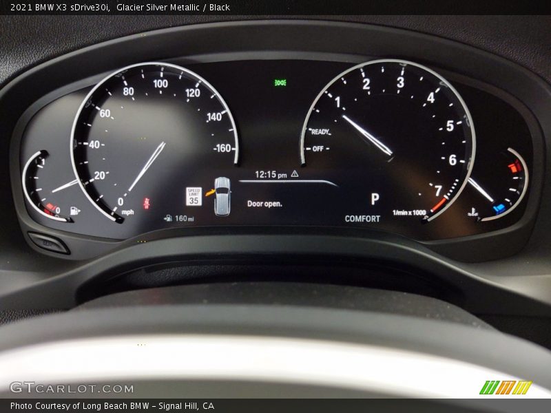 Glacier Silver Metallic / Black 2021 BMW X3 sDrive30i