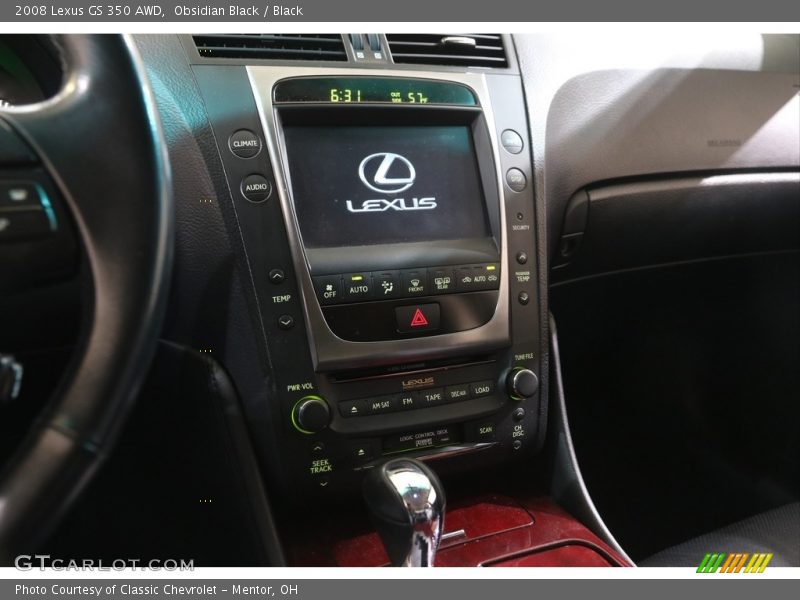 Obsidian Black / Black 2008 Lexus GS 350 AWD