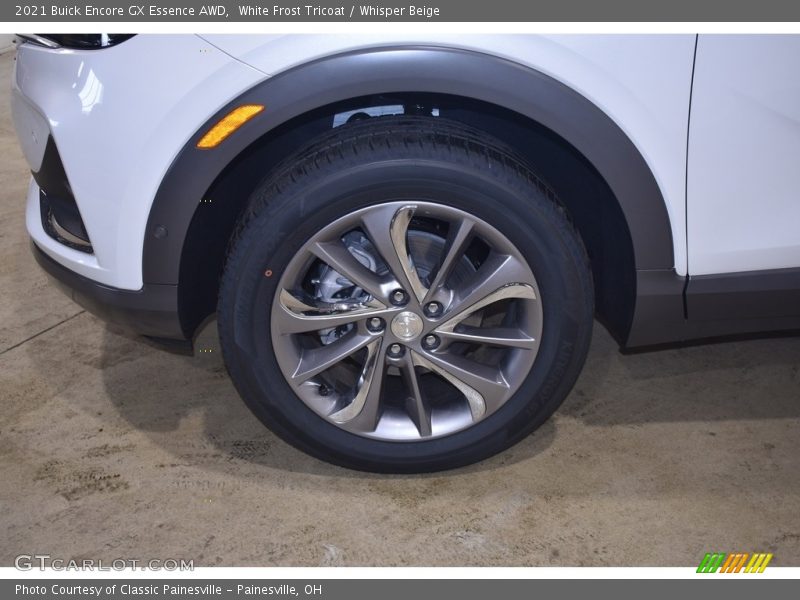 White Frost Tricoat / Whisper Beige 2021 Buick Encore GX Essence AWD