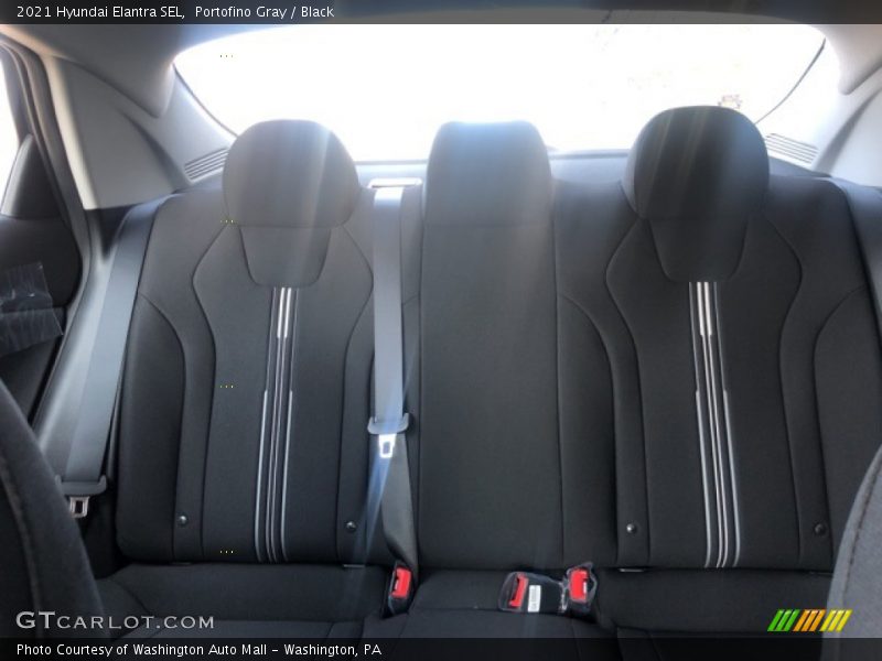 Portofino Gray / Black 2021 Hyundai Elantra SEL