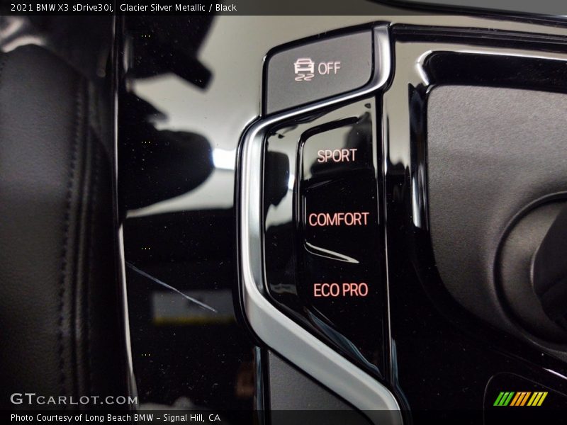 Glacier Silver Metallic / Black 2021 BMW X3 sDrive30i