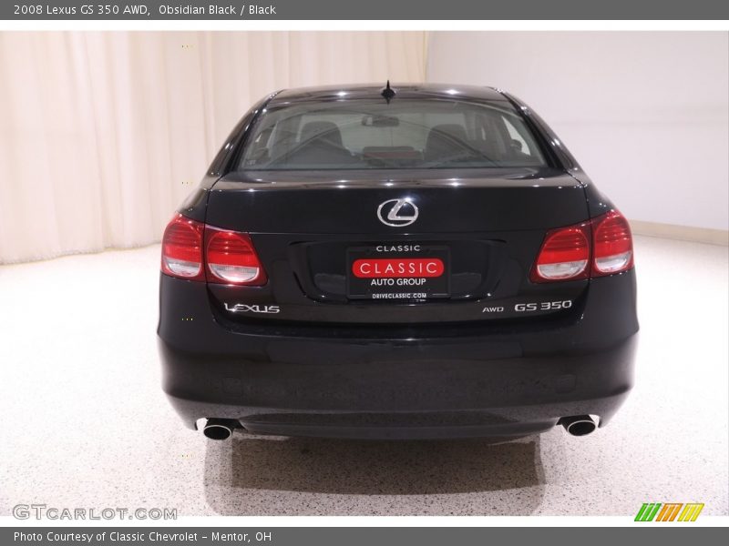 Obsidian Black / Black 2008 Lexus GS 350 AWD