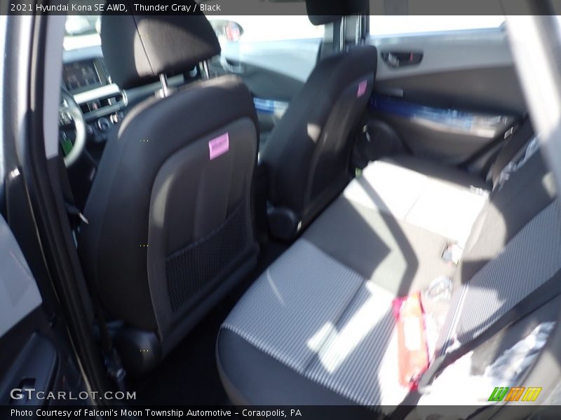 Thunder Gray / Black 2021 Hyundai Kona SE AWD