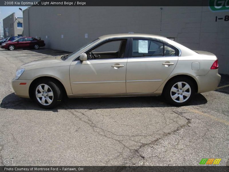 Light Almond Beige / Beige 2008 Kia Optima LX