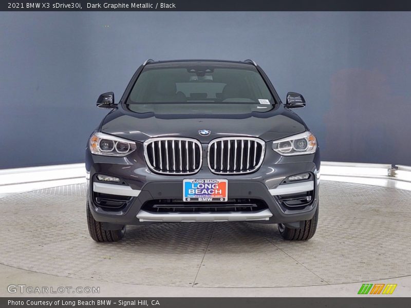 Dark Graphite Metallic / Black 2021 BMW X3 sDrive30i