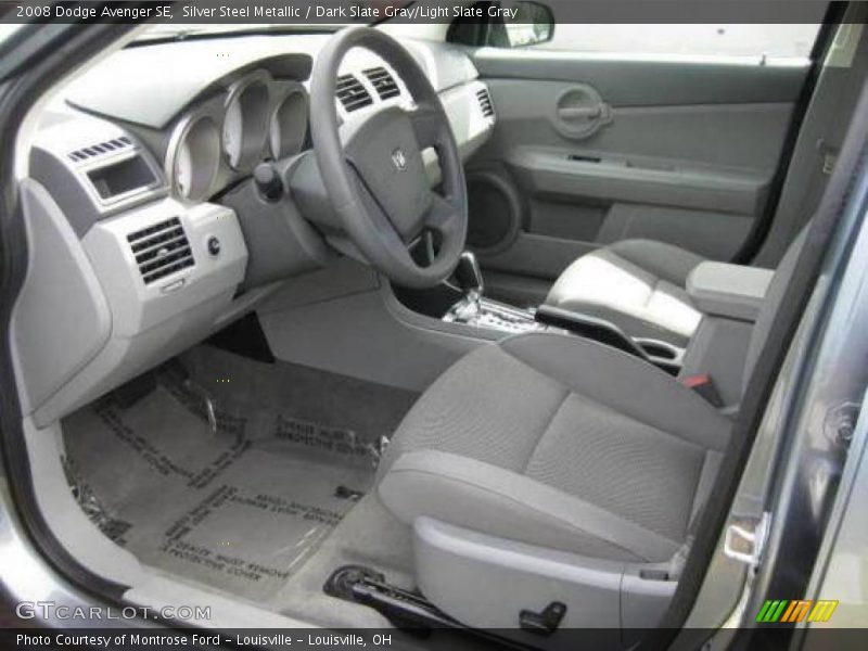 Silver Steel Metallic / Dark Slate Gray/Light Slate Gray 2008 Dodge Avenger SE