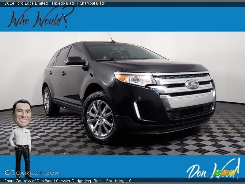 Tuxedo Black / Charcoal Black 2014 Ford Edge Limited