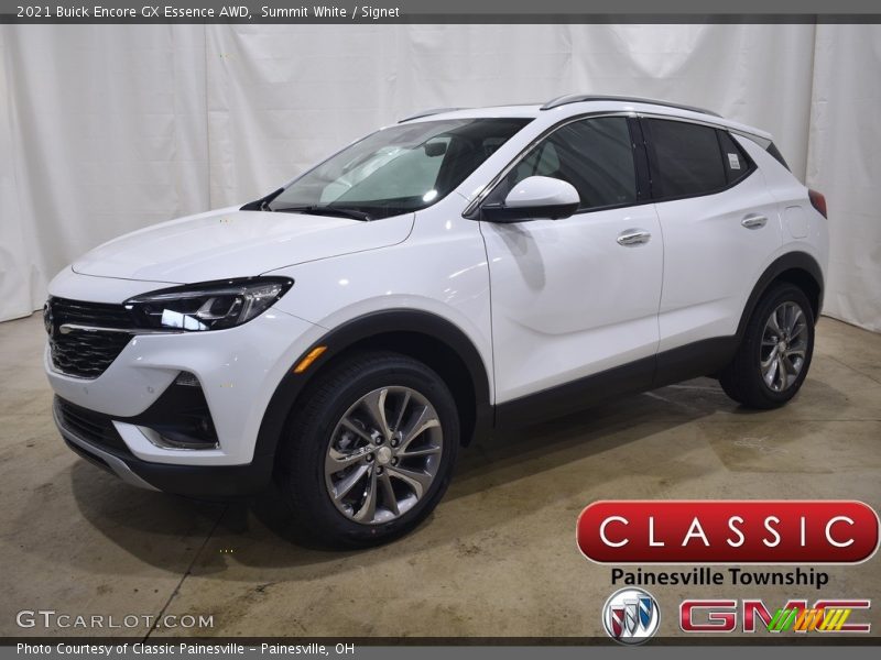 Summit White / Signet 2021 Buick Encore GX Essence AWD