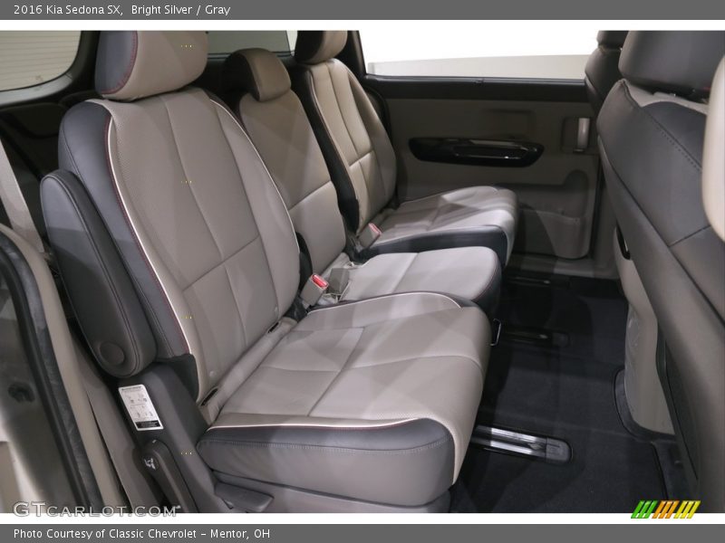 Rear Seat of 2016 Sedona SX