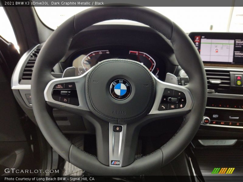 Dark Graphite Metallic / Black 2021 BMW X3 sDrive30i