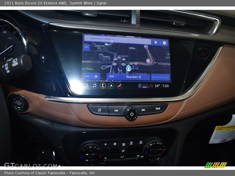 Summit White / Signet 2021 Buick Encore GX Essence AWD