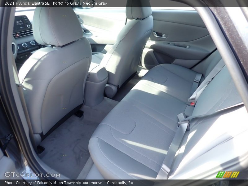 Portofino Gray / Medium Gray 2021 Hyundai Elantra SE