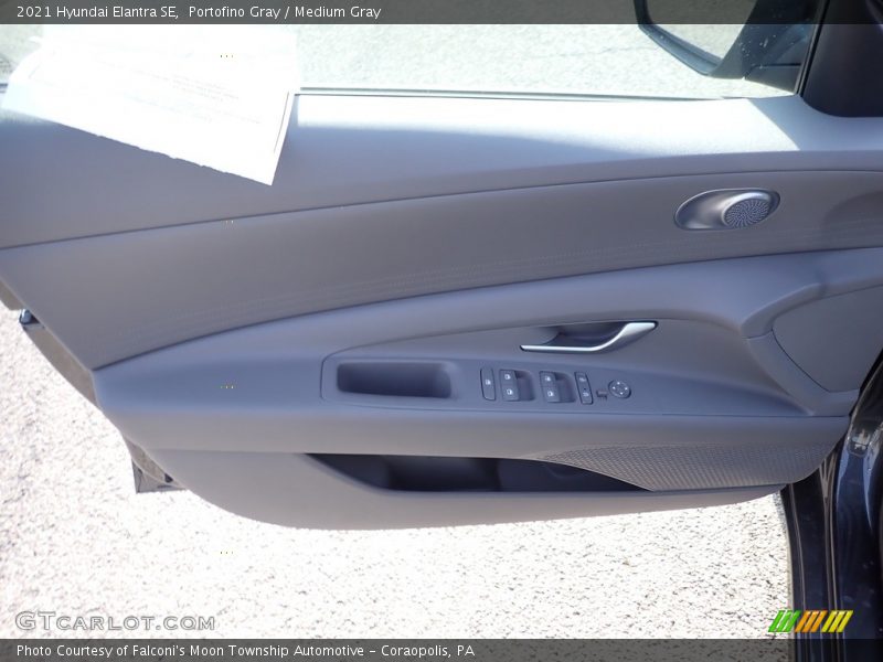 Portofino Gray / Medium Gray 2021 Hyundai Elantra SE
